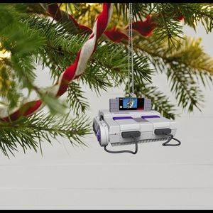 Fully functional Nintendo game console ornament